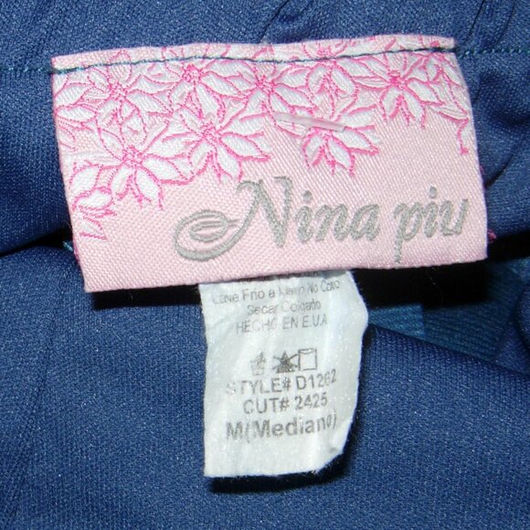 Nina Piu Strapless Ruffle Front Dress M - Picture 6 of 6